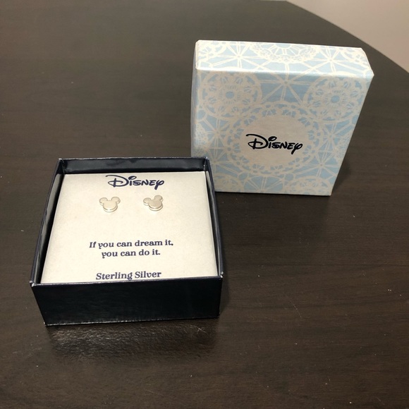 Disney Mickey Mouse Sterling Silver stud earrings
